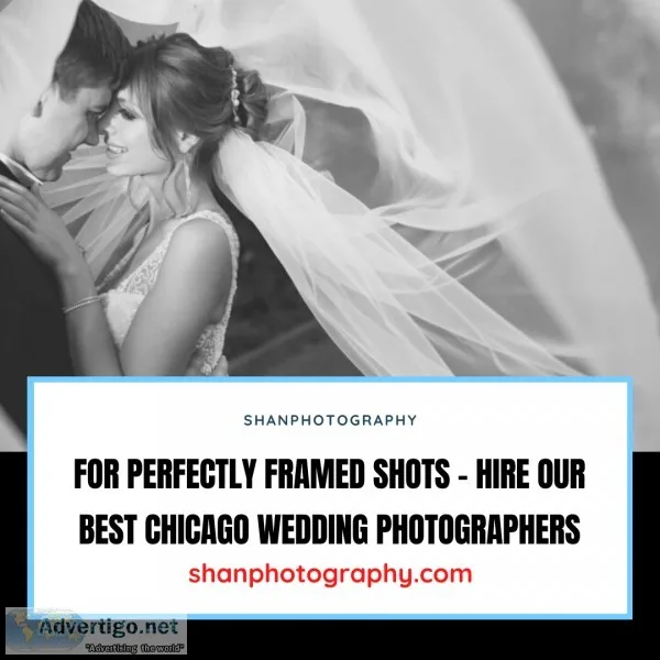 For Perfectly Framed Shots - Hire Our Best Chicago wedding photo