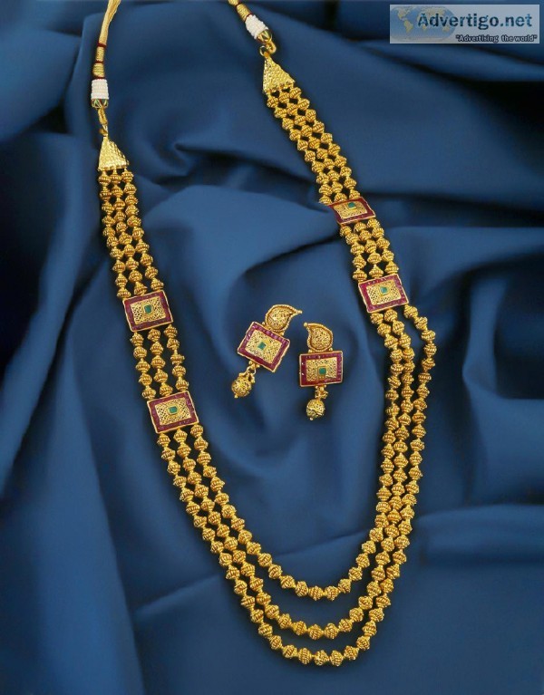Explore Collection of Rani Haar Gold at Best Price from Anuradha