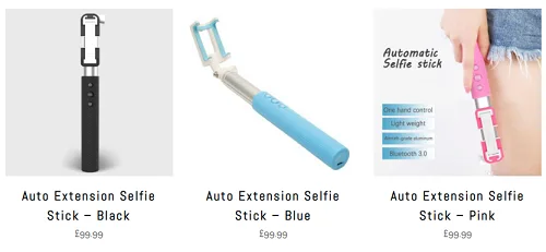 TYPES OF SELFIESTICK