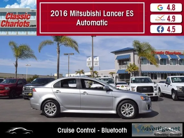Used 2016 Mitsubishi Lancer ES for Sale in San Diego - 21143