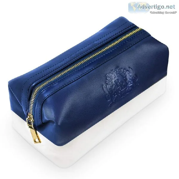 Baroque Royal Travel Toiletry Bag for Men Premium Vegan Leather 