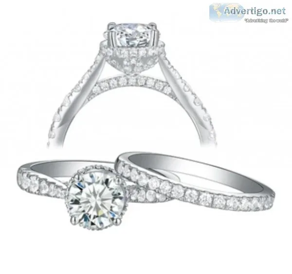 Moissanite Eternity Rings for Sale