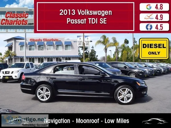 Used 2013 Volkswagen Passat TDI SE for Sale in San Diego - 21145