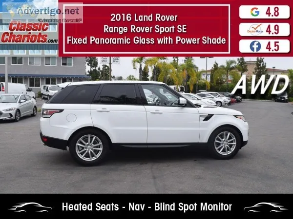Used 2016 Land Rover Range Rover Sport SE for Sale in San Diego 