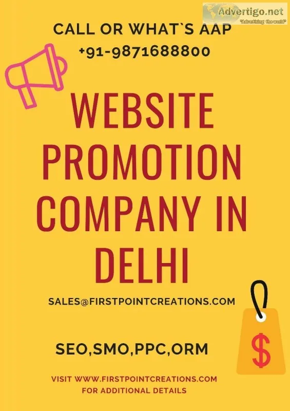 Website Promotion Company in Delhi
