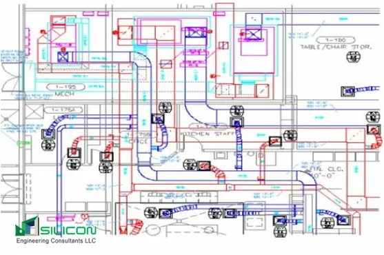 HVAC Duct Fabrication Drawing New Jersey - Silicon Engineering C
