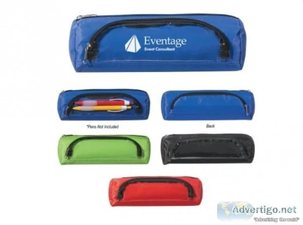 Promotional Pencil Cases  Custom Academic ZippeRed Pencil Case