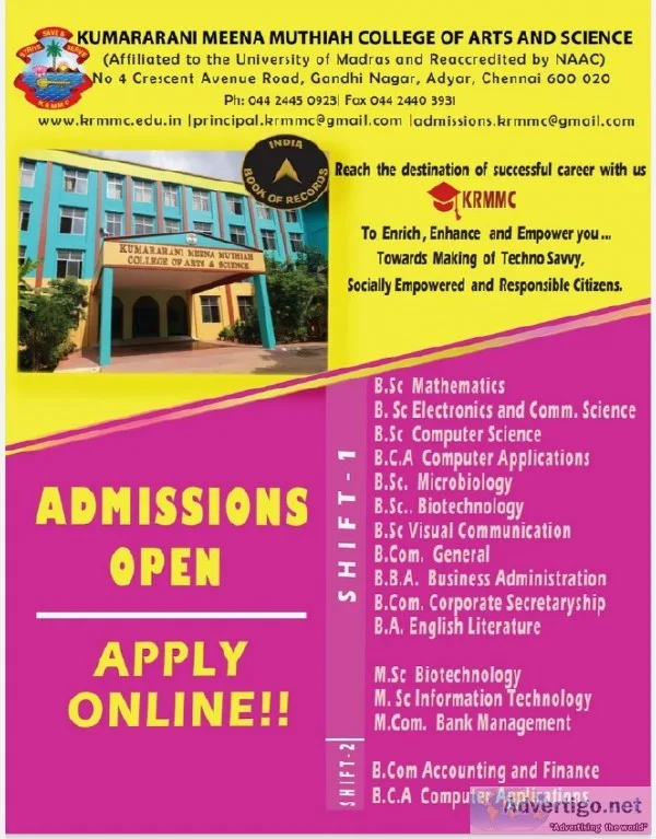 ADMISSIONS OPEN