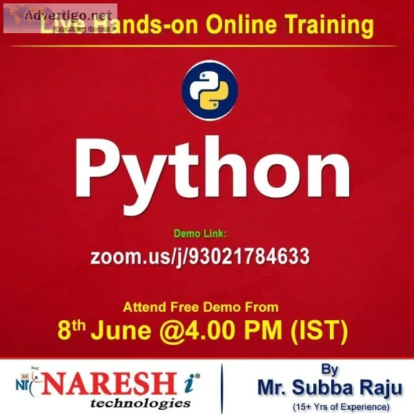 Python online training - Naresh I Technologies
