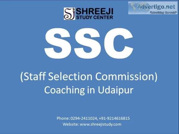 SSC Coaching Institute in Udaipur-Fulfill Your Dreams