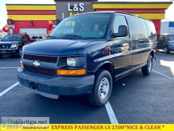 2010 CHEVROLET EXPRESS 2500 LS PASSENGERAUTOMATIC LEATHER SEATSL