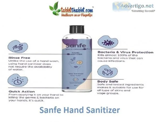 Sanfe Hand Sanitizer 500ml Online  Hand Sanitizer - Tabletshable