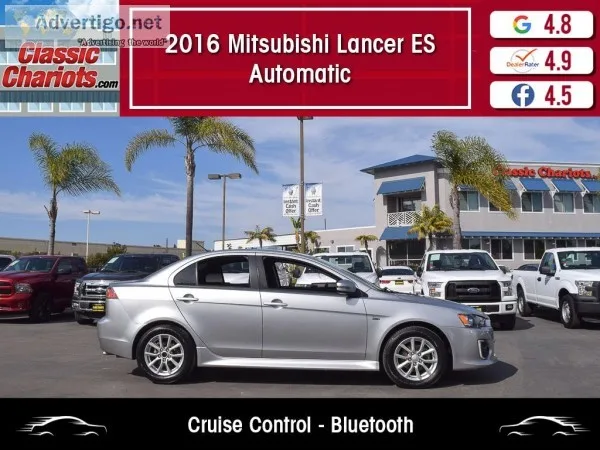 Used 2016 Mitsubishi Lancer ES for Sale in San Diego  - 21143