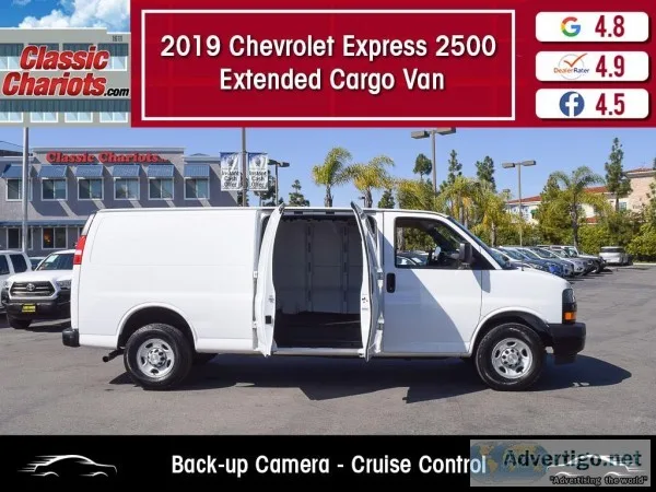 Used 2019 Chevrolet Express 2500 Extended Cargo Van for Sale in 