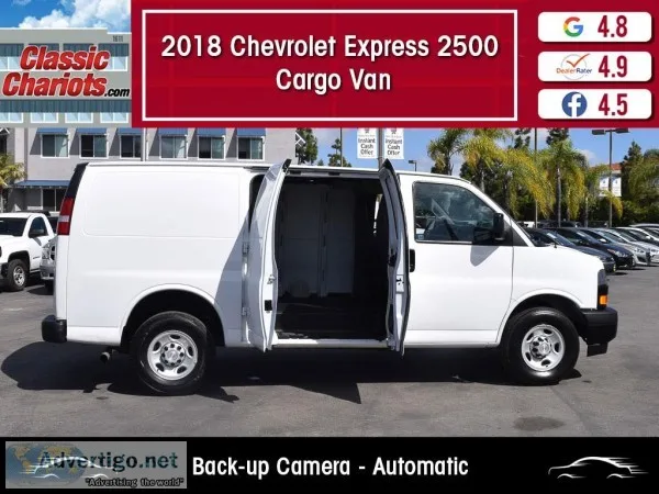 Used 2018 Chevrolet Express 2500 Cargo Van for Sale in San Diego
