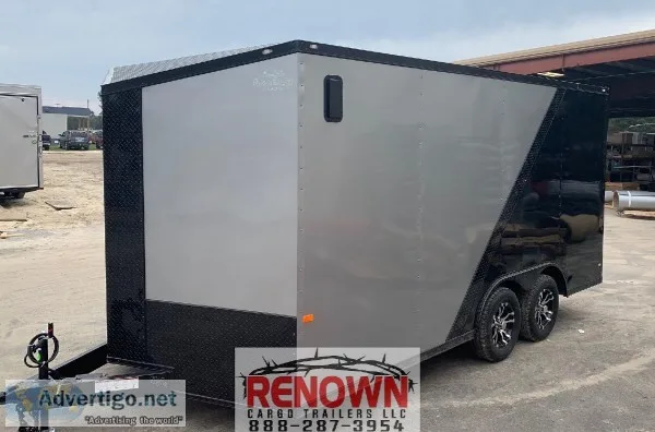  8.5X16 Tandem Axle Enclosed Cargo Trailer BLACKOUT EDITION