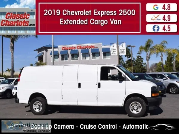 Used 2019 Chevrolet Express 2500 Extended Cargo Van for Sale in 