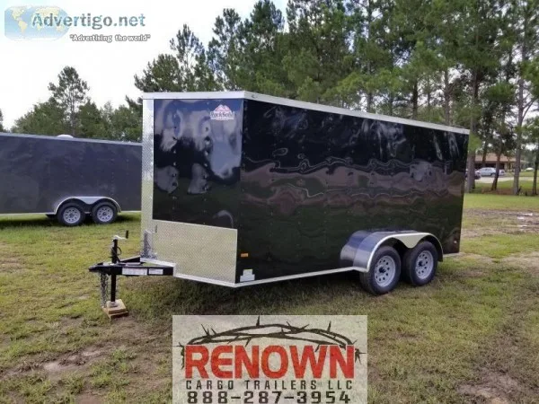  7X16 Tandem Axle Enclosed Cargo Trailer - NEW