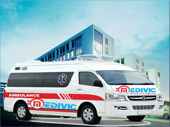 Take india no-1 and full icu facility ambulance by medivic