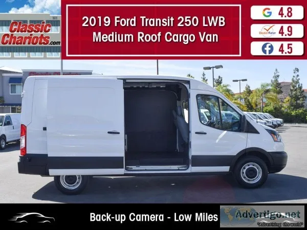 Used 2019 Ford Transit Cargo 250 LWB Medium Roof Van for Sale in