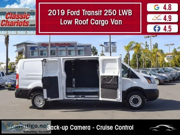 Used 2019 Ford Transit Cargo 250 LWB Low Roof Van for Sale in Sa