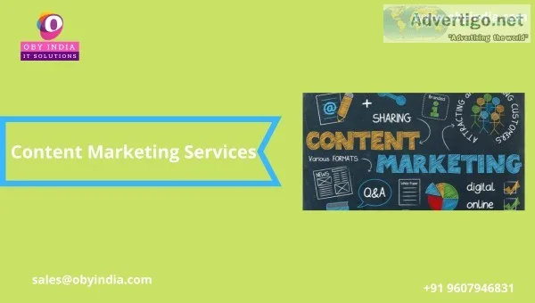 Content Marketing Services In Pune - OBY India IT Solution 