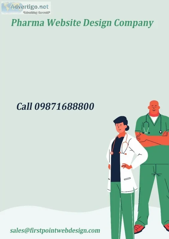 Pharma Website Design Company