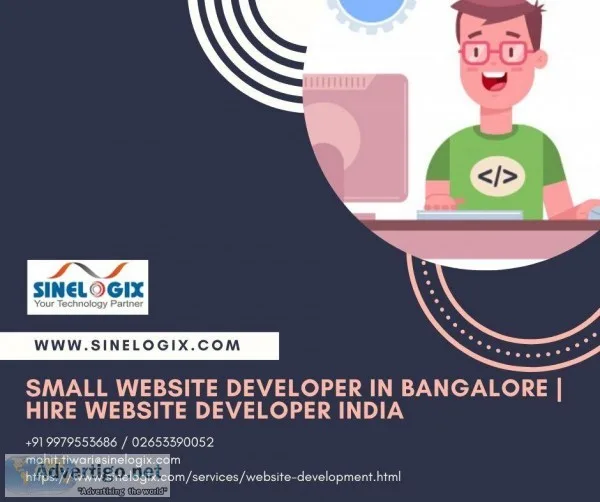 Small Website Developer In Bangalore  Hire Website Developer Ind