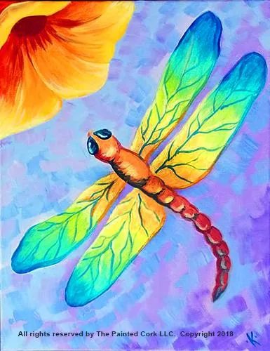 IN STUDIO CLASS  Folsom Family Room 612 Tie Dye Dragonfly  SUMME