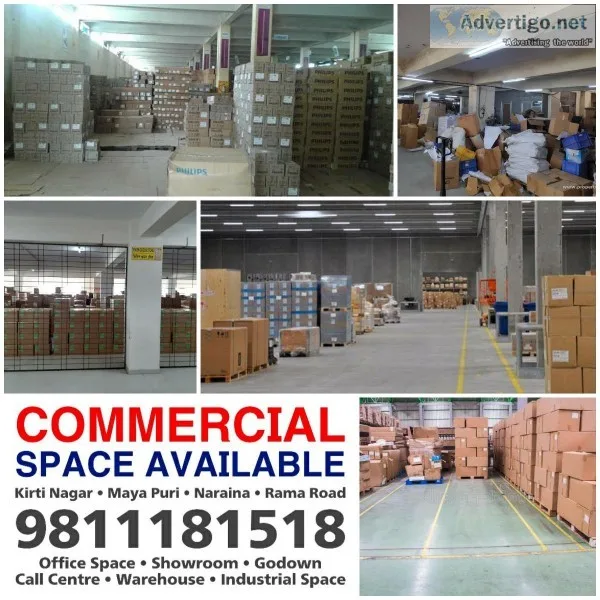 Warehouse For Rent  Godown For Rent in Delhi