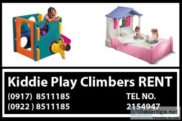 Kiddie Playground Climbers Rent Hire Manila Philippines