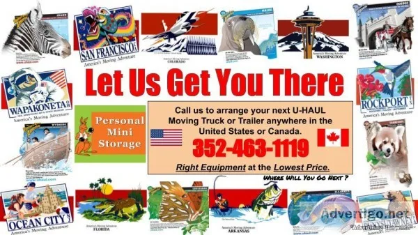 UHAUL Truck Rentals Available