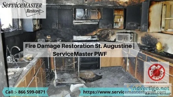 Fire Damage Restoration St. Augustine  ServiceMaster PWF