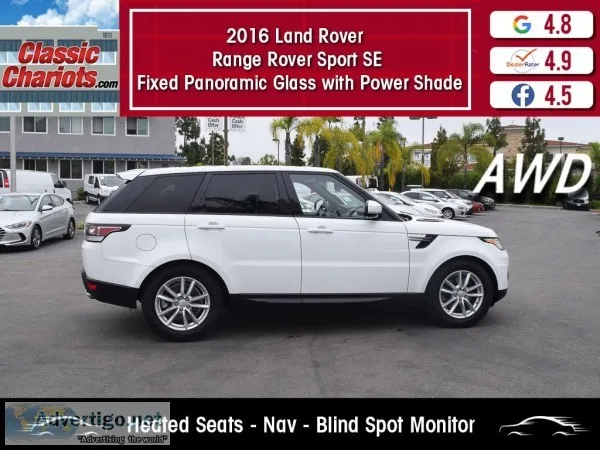 Used 2016 Land Rover Range Rover Sport SE for Sale in San Diego 