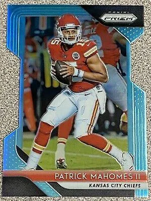 PATRICK MAHOMES2018 Panini PRIZM LIGHT BLUE DIE-CUT 102