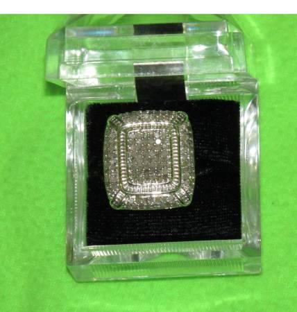 DIAMOND RING SQUARE 2 CT SIZE 7 12