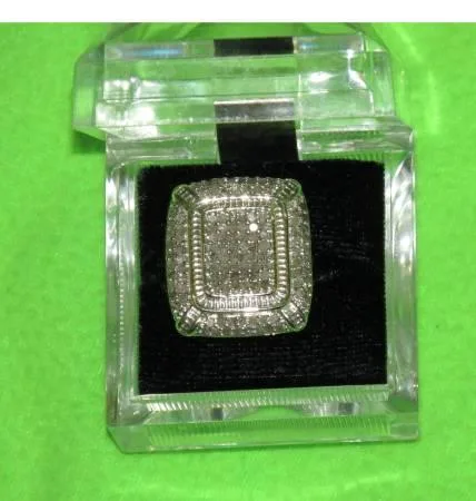 DIAMOND RING SQUARE 2 CT SIZE 7 12