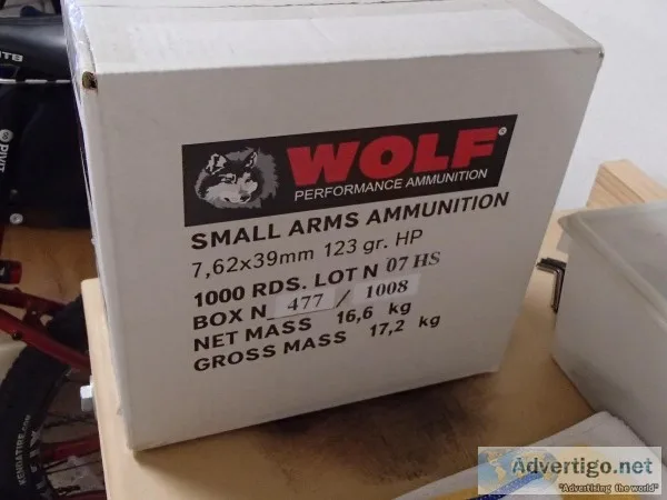 Wolf Case 7.62x39 Unopened