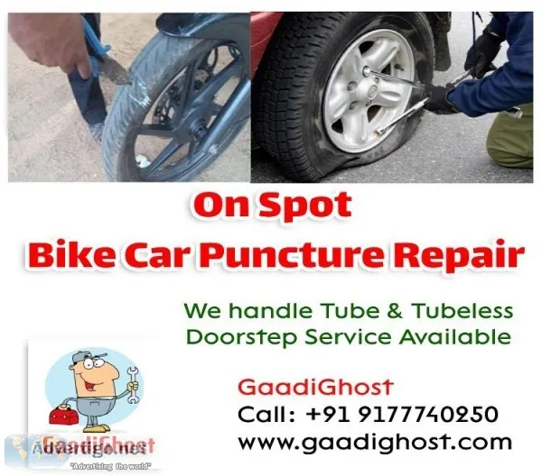 Tyre Puncture Repair at Home in Masjid Banda Botanical Gardens