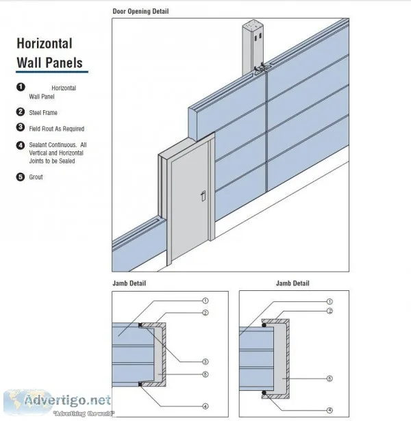 Precast Panel Detailing in Maine - steel construction detailing