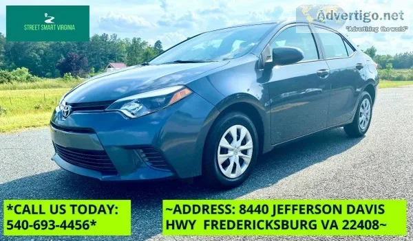 2015 TOYOTA COROLLA LE ECO PREMIUMAUTOMATICLO W MILESFINANCING A