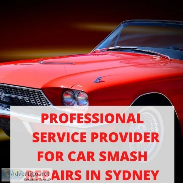 Professional Service Provider for Car Smash Repairs in Sydney