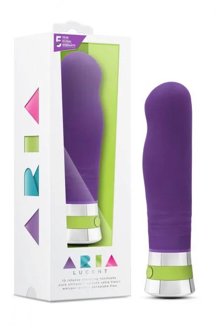 Aria lucent plum purple vibrator