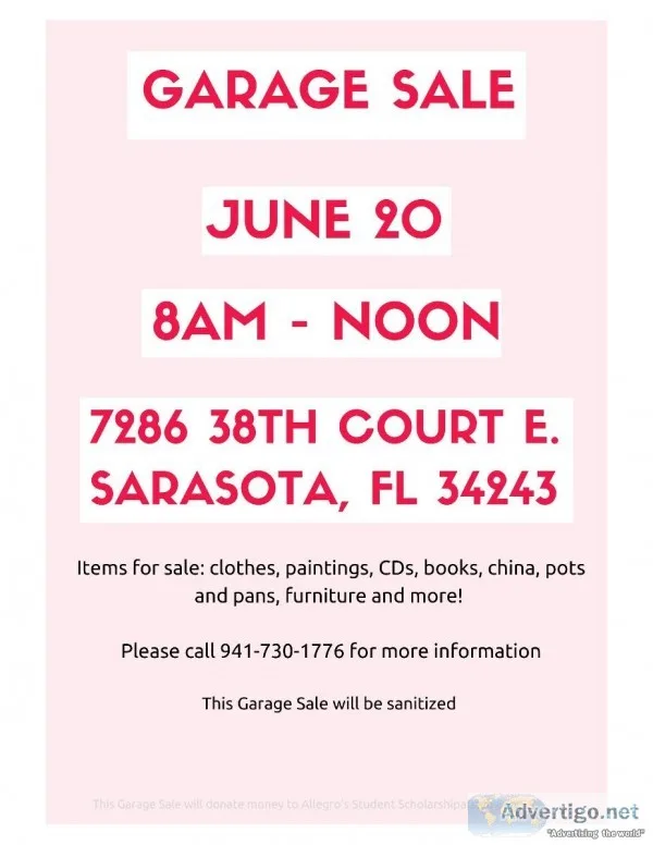 Garage Sale in Sarasota