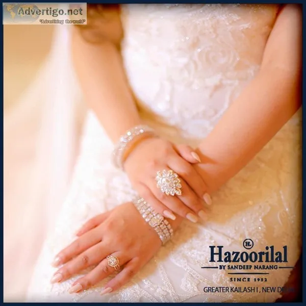 One of the finest diamond jewellers hazoorilal Delhi