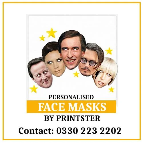 Personalised Face Masks By Printster