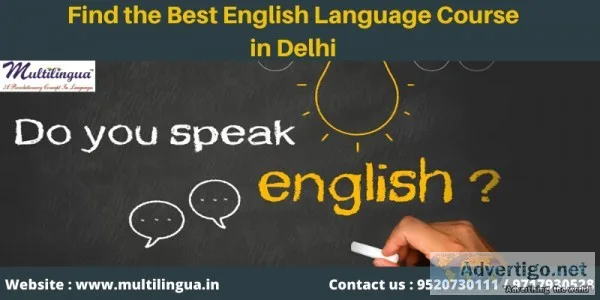 Find the Best English Language Course in Delhi