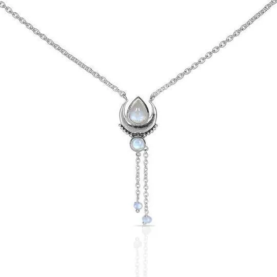 MOONSTONE NECKLACE-COSMOS