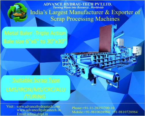 Hydraulic Baling Press Machine