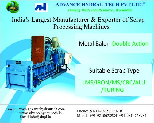 Aluminium Baling Machine